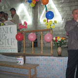 The guy taking a photo is the new pastor - a seminary student from Cuba