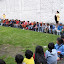 After a long, fun day, time for devotion and changing roles back to working kids.