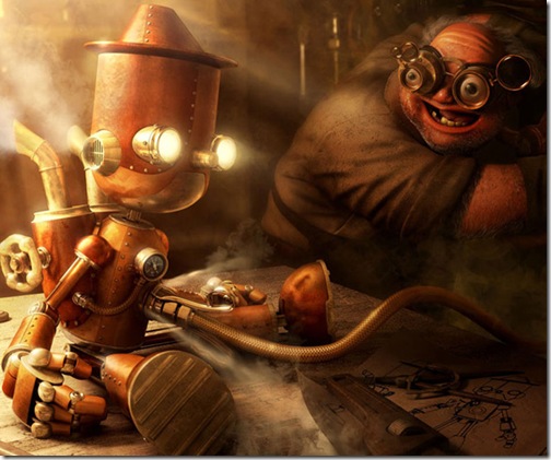 Steamnocchio-robot-concept-by-Fabricio-Moraes Steamnocchio-robot-concept-by-Fabricio-Moraes