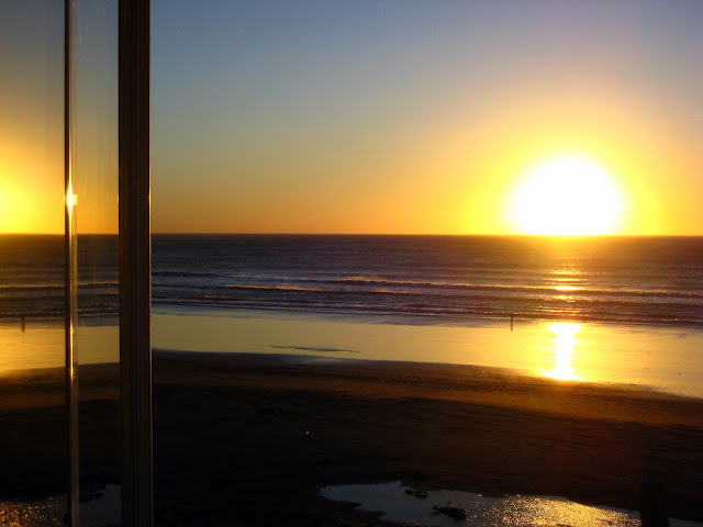 Sunset from the house