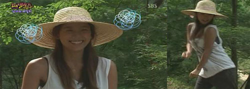 Hyori เต้นท่าส่ายสะโพกของวง Kara