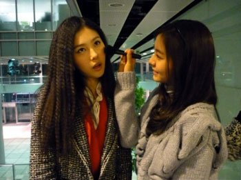 รูปภาพในกองถ่ายละครเรื่อง You’re Beautiful