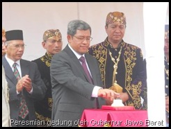 Peresmian oleh Gubernur Jawa Barat