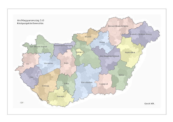 Magyarország közigazgatási térképe