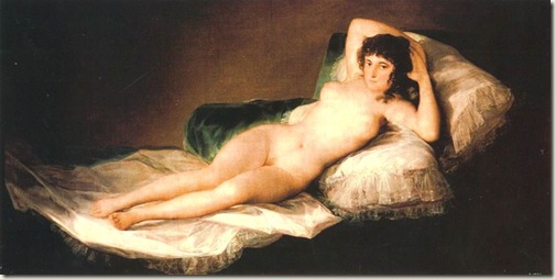 A Maja desnuda, Goya, 1796-98