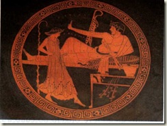 Taça ática de fiuras vermelhas (Período Clássico, 490-480 a. C) Taça ática de fiuras vermelhas (Período Clássico, 490-480 a. C)