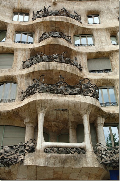 Detalhe, Casa Milá, Antonio Gaudi (1852-1926) Detalhe, Casa Milá, Antonio Gaudi (1852-1926)