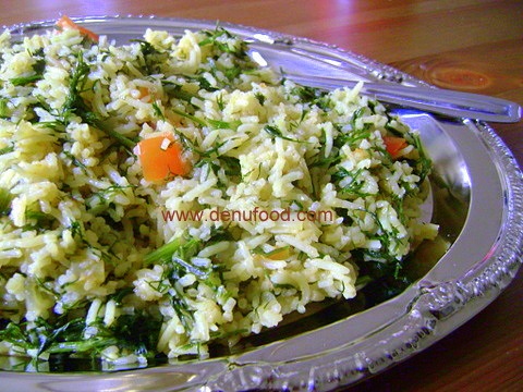 Denufood - Delicious & Nutritious Food: Shepu Bhaath / Shevid Polo – Dill  Rice Pilaf