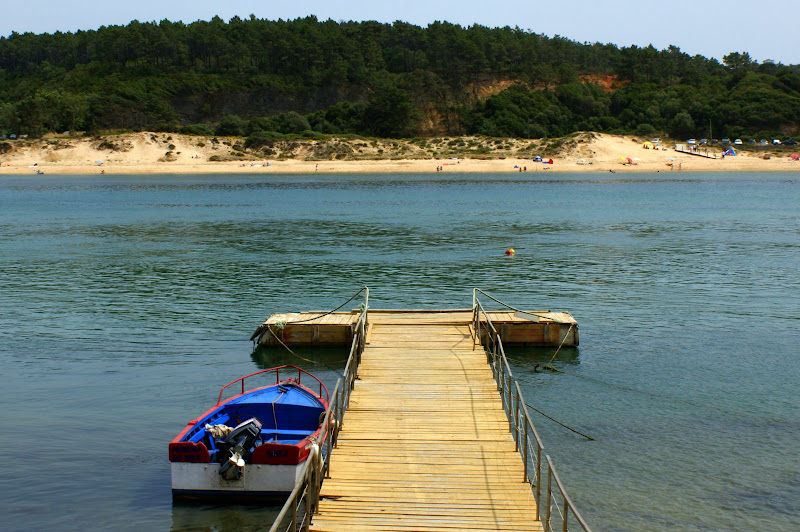 Fim do caminho, pontão em Milfontes