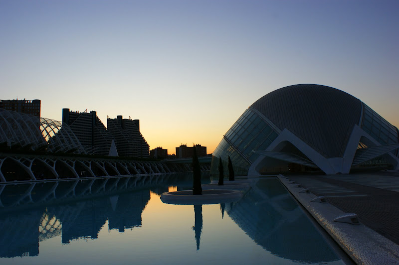 O pôr do Sol, l hemisferic