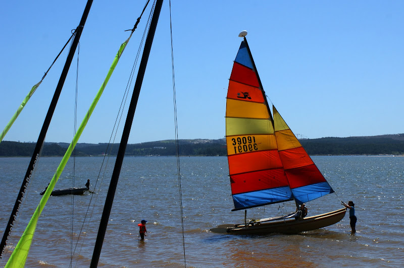 Velas na Lagoa de Óbidos