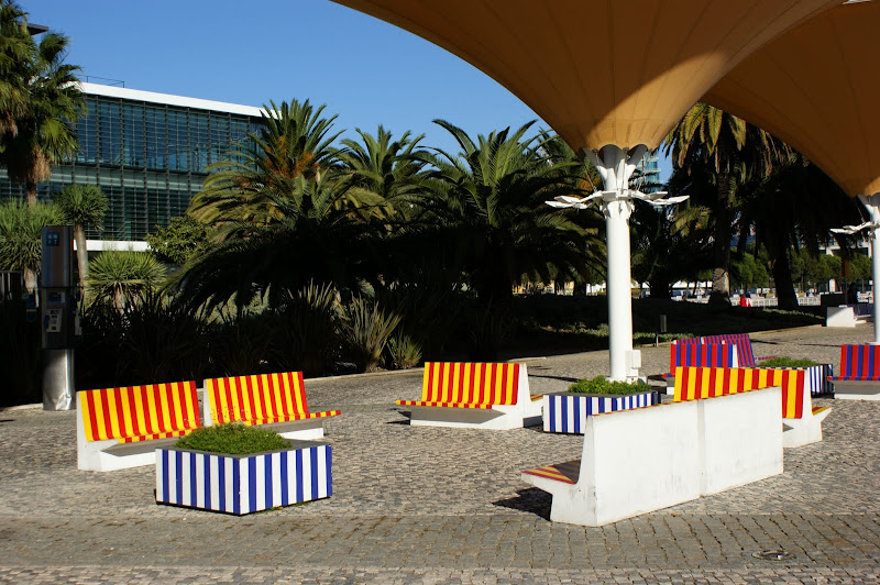 Parque das nações, Bancos