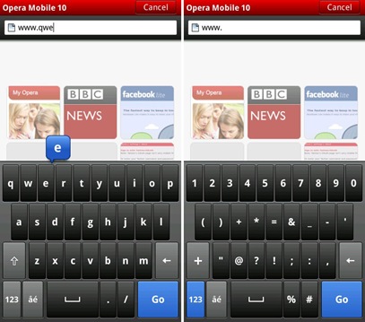 Opera Keyboard