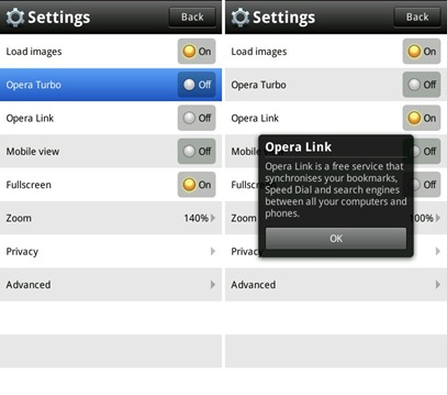 Opera Turbo Link Opera Turbo Link