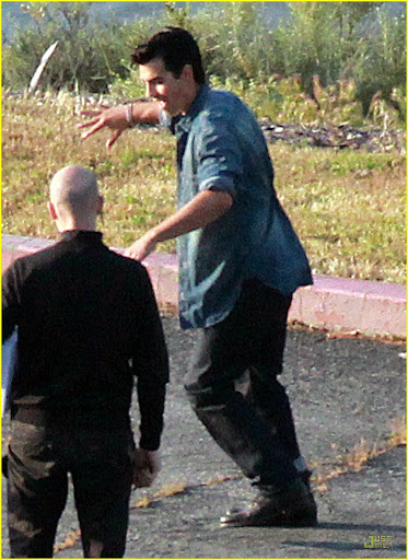 #4827586 EXCLUSIVE... Secrecy and security were at a high as hot new couple Demi Lovato and Joe Jonas cozy up and get silly while shooting a video on the outskirts of Los Angeles, Ca on April 10, 2010
Fame Pictures, Inc - Santa Monica, CA, USA - +1 (310) 395-0500