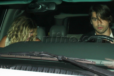 Justin Gaston out in West Hollywood with a new girlfriend. July 20, 2009 X17online.com EXCLUSIVE
