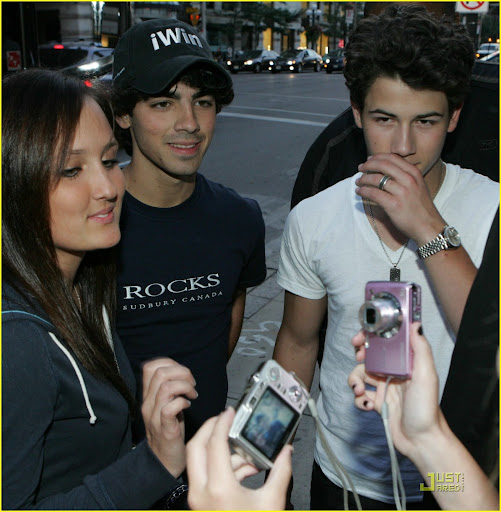 The Jonas Brother return to their hotel after their first day of filming Camp Rock 2 in Ontario Canada <P> Pictured: Nick Jonas and Joe Jonas <B>Ref: SPL122632 040909 </B><BR/> Picture by: Todd G / John K / Splash News<BR/> </P><P> <B>Splash News and Pictures</B><BR/> Los Angeles: 310-821-2666<BR/> New York: 212-619-2666<BR/> London: 870-934-2666<BR/> photodesk@splashnews.com<BR/> </P>