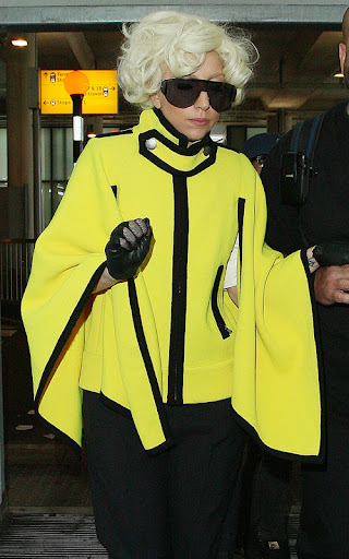 Lady Gaga arriving at Heathrow airport after flying in from Berlin London, England - 08.09.09 Mandatory Credit: WENN.com