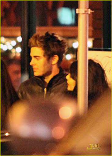 Zac Efron and Vanessa Hudgens spent a saturday night dining with close friends in Vancouver Canada. The cuddly couple were spotted at local seafood restaurant "Joe Forte's" with a large group of friends, perhaps celebrating Vanessa's birthday early (Dec 14th). The arrived early in the evening and stayed until the restaurant closed. The couple held hands as they chauffeured their friends back to the hotel in a white stretch limo to keep the party going. <P> Pictured: Zac Efron and Vanessa Hudgens <P> <B>Ref: SPL138152 051209 EXCLUSIVE</B><BR/> Picture by: R Chiang / Splash News<BR/> </P><P> <B>Splash News and Pictures</B><BR/> Los Angeles: 310-821-2666<BR/> New York: 212-619-2666<BR/> London: 870-934-2666<BR/> photodesk@splashnews.com<BR/> </P>