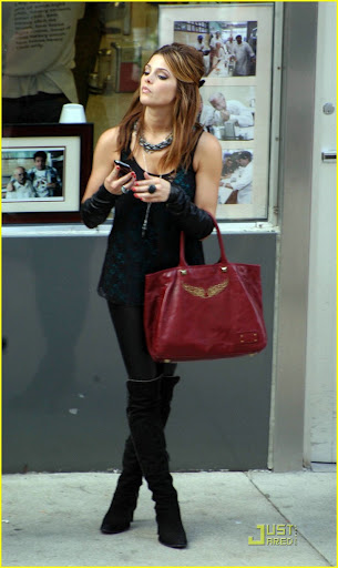 MAVRIXONLINE.COM - DAILY MAIL ONLINE OUT - EXCLUSIVE!! Ashley Greene dons thigh high suede boots and a fur coat for scenes in her latest movie LOL with Miley Cyrus. The actress is reportedly dating Joe Jonas. Detroit, MI. 8/26/10.Fees must be agreed prior to publication.Byline, credit, TV usage, web usage or linkback must read MAVRIXONLINE.COM.Failure to byline correctly will incur double the agreed fee.Tel: 305 542 9275 or 954 698 6777.