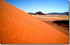 This is one view of many dunes found in Jordan. Two steps forward and one step back made for a challenging ascent. (Photo and caption by Andrew Cwiklewich) This is one view of many dunes found in Jordan. Two steps forward and one step back made for a challenging ascent. (Photo and caption by Andrew Cwiklewich)