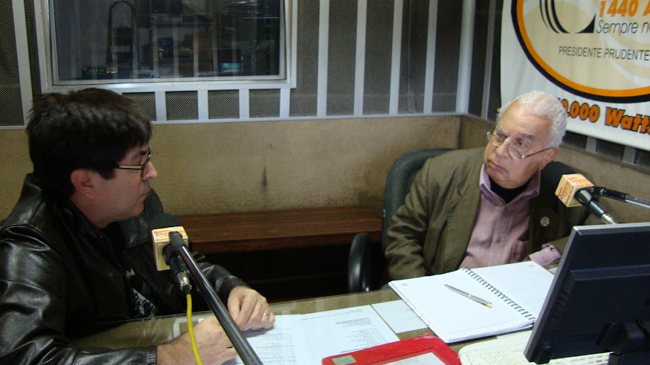 Henrique Chagas é entrevistado por Barbosa da Silveira, na Rádio Comercial