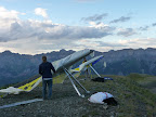 set up by Gold Hill lift