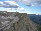 San Sofia Ridge, sunny side & snowy side