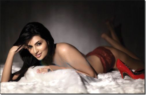 Sayali Bhagat posing in her underwear for the February 2010 issue of The Man Magazine… (3)