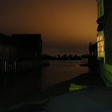 Looking down towards the waters edge in newburn village