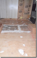 Floor leveled Floor leveled