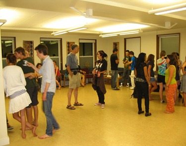 Connecting at a Quaker Dance Party (Multnomah Meeting House)