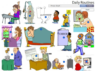 Chiew's CLIL EFL ESL Blog: Daily Routines