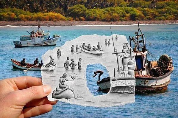 arte con fotos y dibujos arte con fotos y dibujos