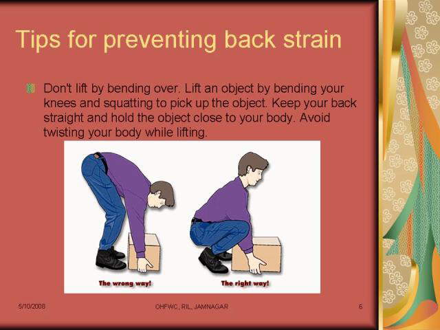 Useful Tips to cure Back Pain
