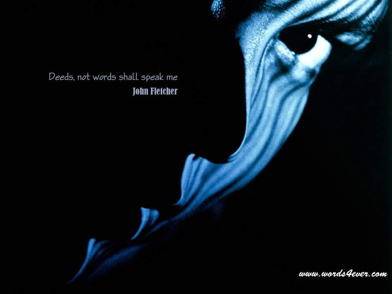 Lovely Sayings from words4ever.com: A hero is no braver than an ordinary man, but he is braver five minutes longer.