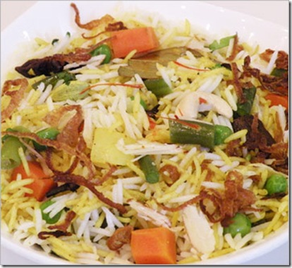 Hyderabadi_Biryani vegetaranian mughals recipe