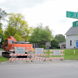 Marion Street is closed for sewer repairs