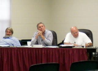 Pella City Councilmen (L to R) Bruce Schiebout, Jim Mueller &amp; Rich Savery