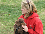 Terri and Franzi taking a little break.
