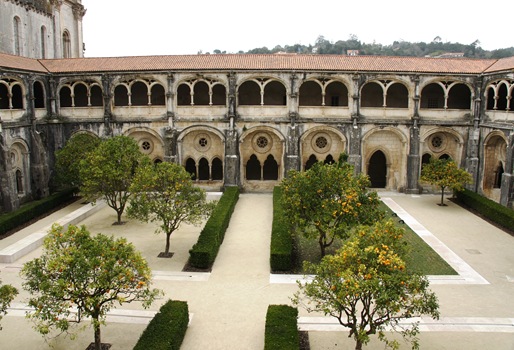 Mosteiro de Alcobaça - Claustro de D. Dinis ou do Silêncio - visto do piso superior