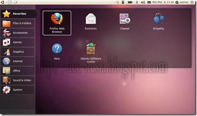 Ubuntu 10.04 Netbook Remix di Acer AOD250