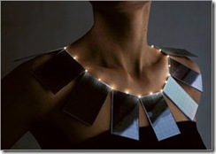 Solar Necklace With LED night