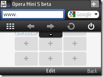 Opera Mini 5 Beta