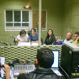 Fotos de apresentação da Rádio Mineira em programa da Rádio CES