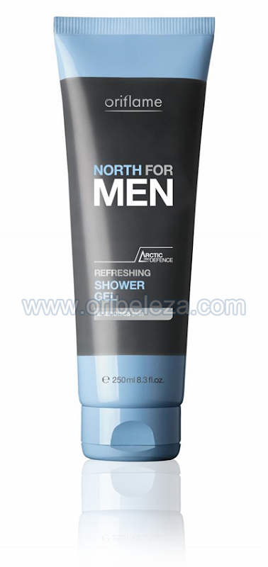 Gel de Duche Refrescante North For Men da Oriflame Gel de Duche Refrescante North For Men da Oriflame
