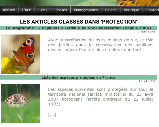 19. Les articles classés dans "Protection"