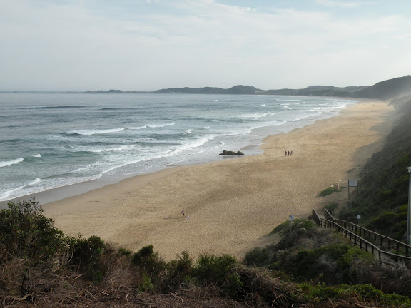 La plage de Brenton-on-Sea, juin 2009. Photo : Eric