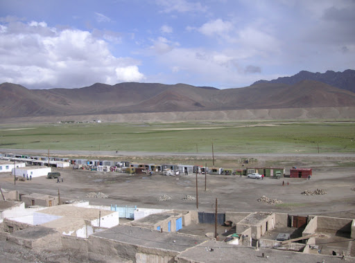 Le marché de Murghab (3630 m), 23 juillet 2007. Photo : J. Michel