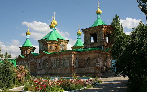 La cathédrale orthodoxe de Karakol, 9 juillet 2006. Photo : J.-M. Gayman
